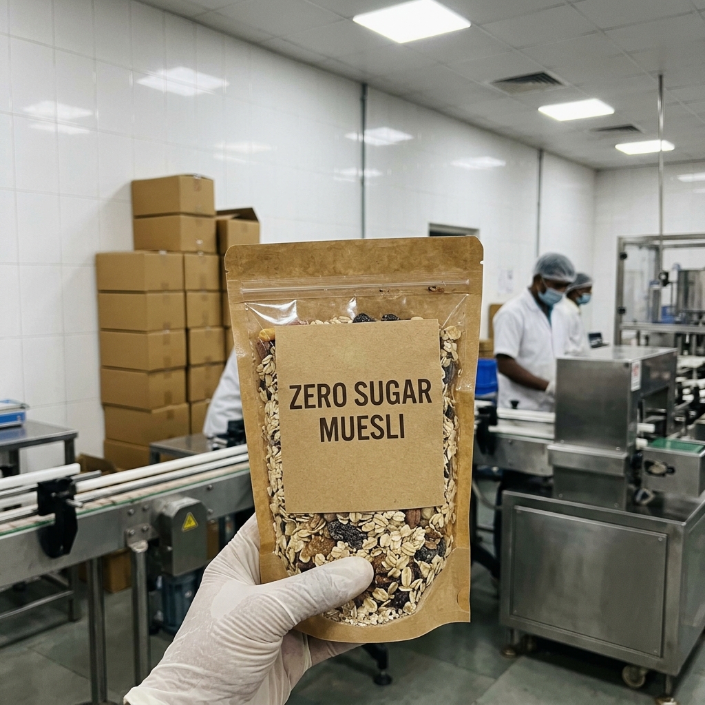Zero Sugar Muesli for Diabetic and Wellness Brands