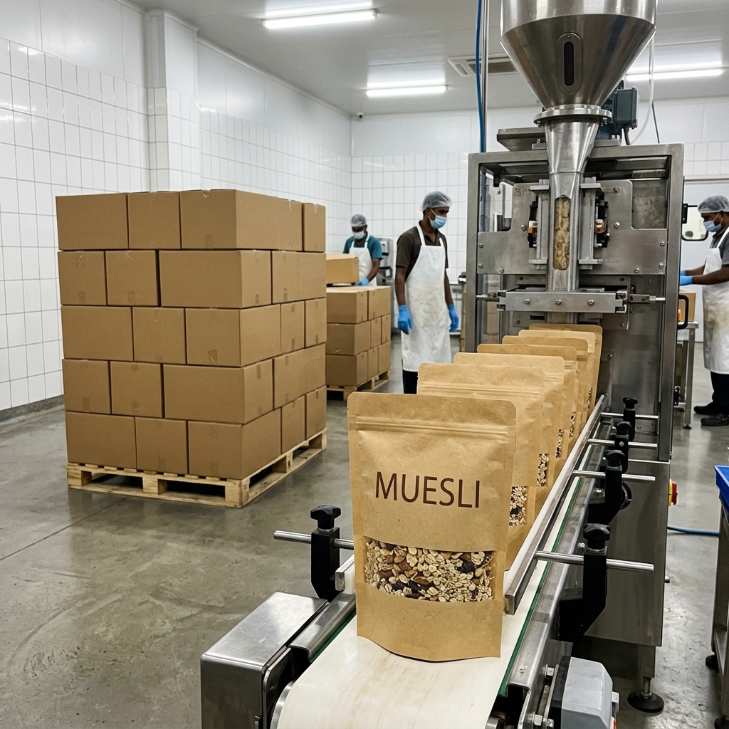 Premium muesli and health food ingredients for private label manufacturing