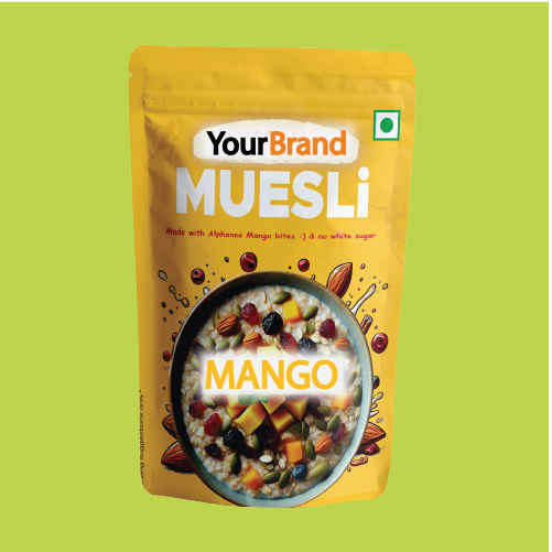 Fruit and nut muesli private label manufacturer India